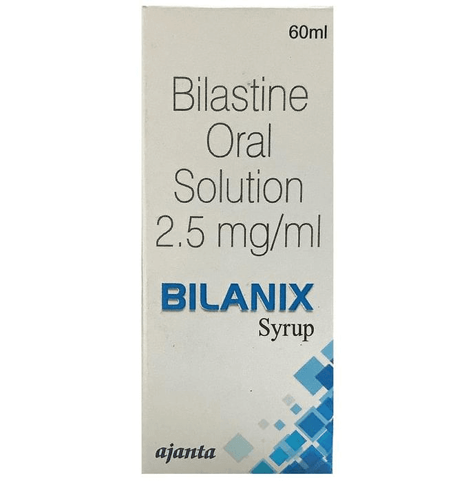 Bilanix Syrup – Bilastine (2.5mg/ml) by Ajanta Pharma Ltd — photo 1 of 2