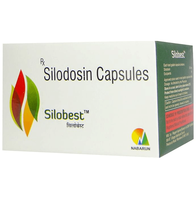 Silobest Capsule – Silodosin (8mg) by Nabarun Life Sciences — photo 1 of 2