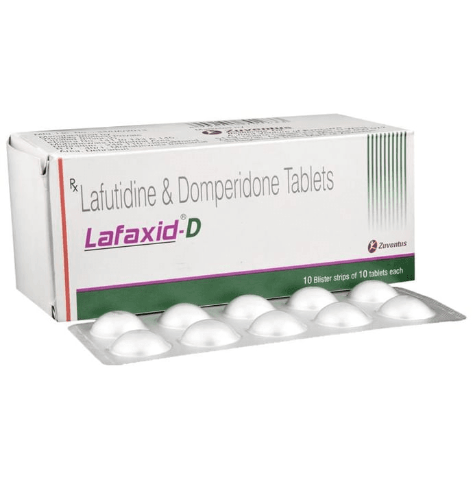 Lafaxid-D Tablet – Lafutidine (10mg) by Zuventus Healthcare Ltd — photo 1 of 6