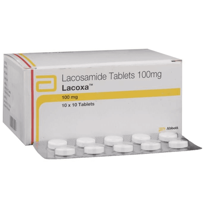 Lacoxa 100mg Tablet – Lacosamide (100mg) 100 mg by Abbott — photo 1 of 6