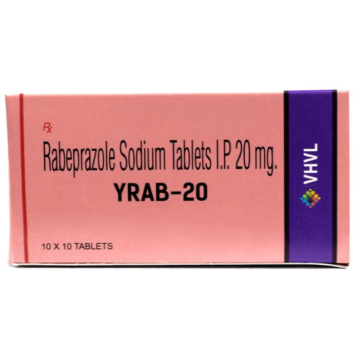 Yrab 20mg Tablet – Rabeprazole (20mg) 20 mg by VHVL Inc — photo 1 of 3