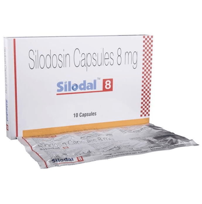 Silodal 8 Capsule – 474ff3e1-8511-411c-ab52-c357c2517fcb by Sun Pharmaceutical Industries Ltd — photo 1 of 5