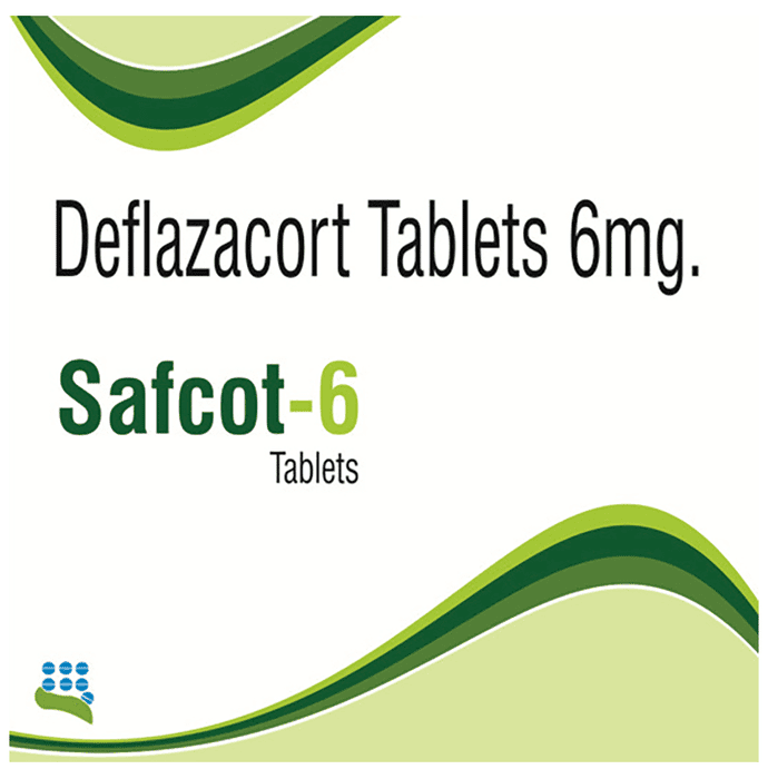 Safcot 6 Tablet – Deflazacort (6mg) 6 mg by Sanador Healthcare — photo 1 of 3