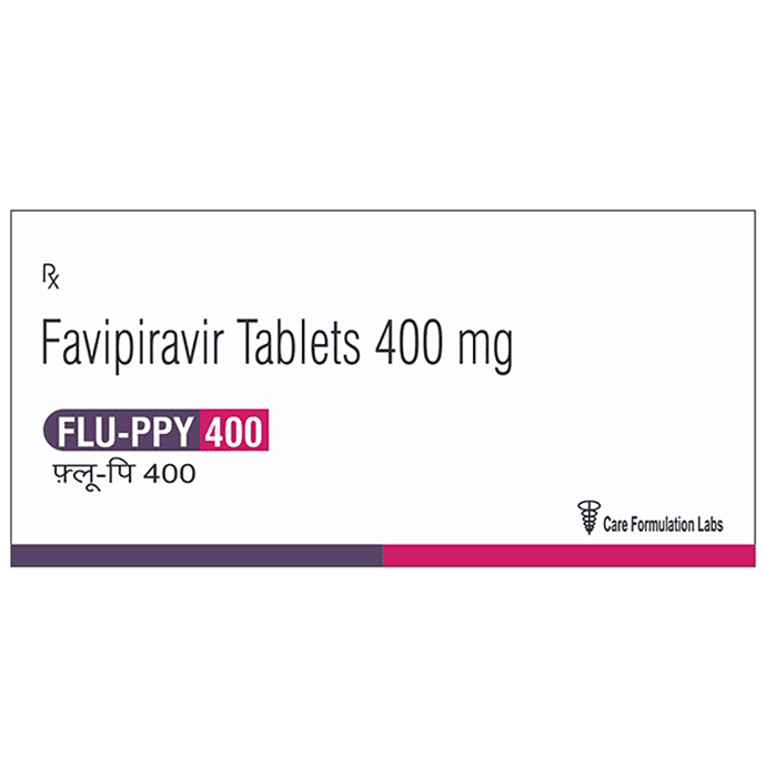 Flu-Ppy 400 Tablet – Favipiravir (400mg) 400 mg by Care Formulation Labs Pvt Ltd — photo 1 of 3