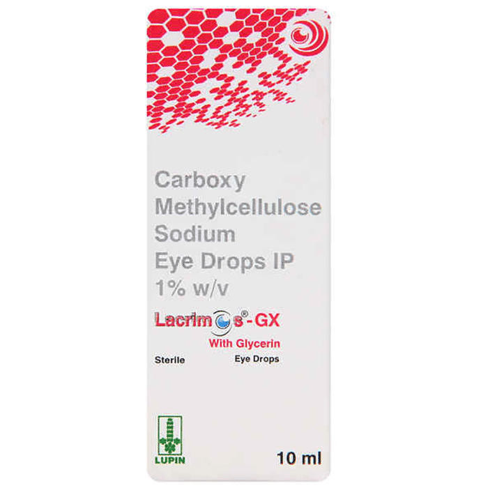 Lacrimos-GX Eye Drop – Carboxymethylcellulose (1% w/v) by Lupin Ltd