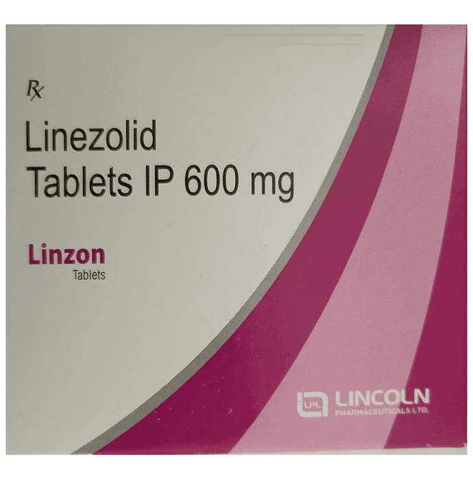Linzon Tablet – Linezolid (600mg) by Lincoln Pharmaceuticals Ltd — photo 1 of 2