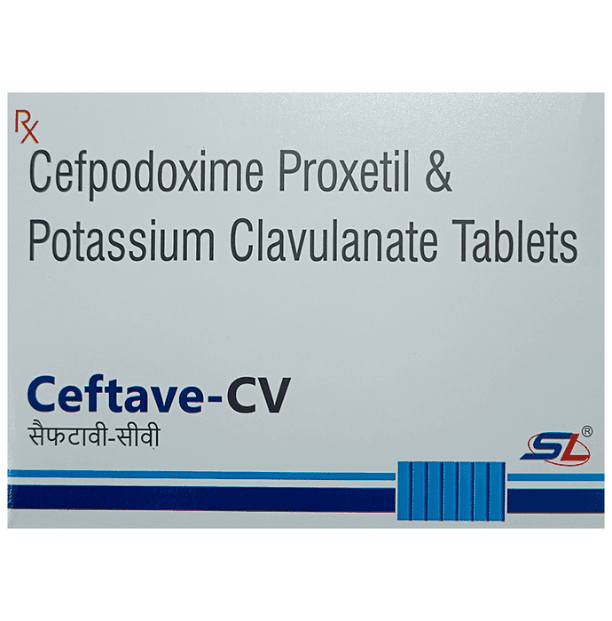 Ceftave-CV Tablet – Cefpodoxime Proxetil (200mg) by Sanoti Laboratories — photo 1 of 4