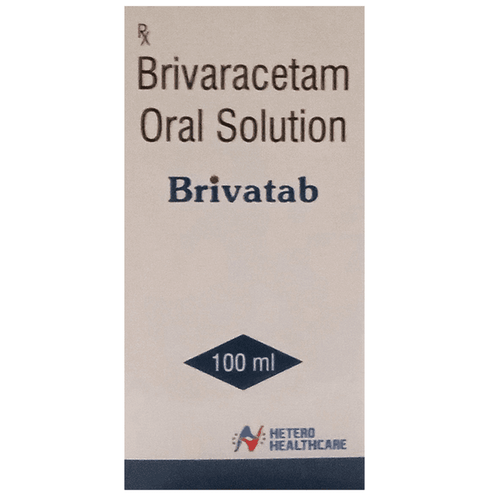 Brivatab Oral Solution – Brivaracetam (10mg) by Hetero Healthcare Limited — photo 1 of 2