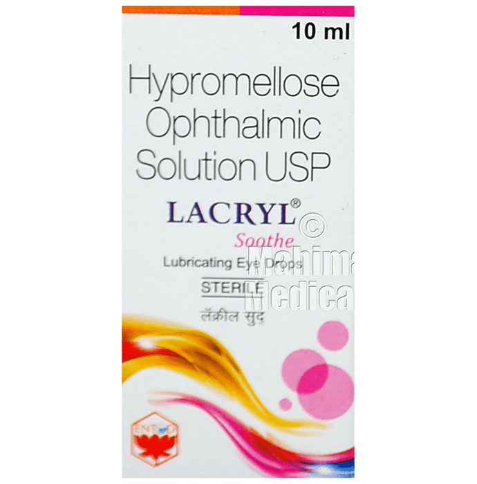 Lacryl Soothe Eye Drop – Hydroxypropylmethylcellulose (0.3% w/v) by Entod Pharmaceuticals Ltd — photo 1 of 2
