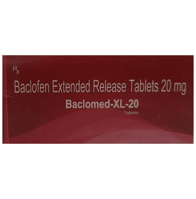 Baclomed-XL 20 Tablet – Baclofen (20mg) 20 mg by Medon Pharmaceuticals Pvt Ltd — photo 1 of 2
