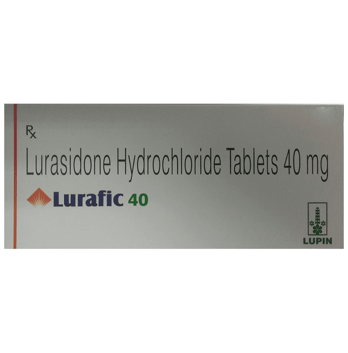 Lurafic 40 Tablet – Lurasidone (40mg) 40 mg by Lupin Ltd — photo 1 of 2