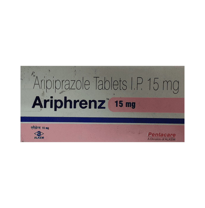 Ariphrenz 15mg Tablet – Aripiprazole (15mg) 15 mg by Alkem Laboratories Ltd — photo 1 of 3