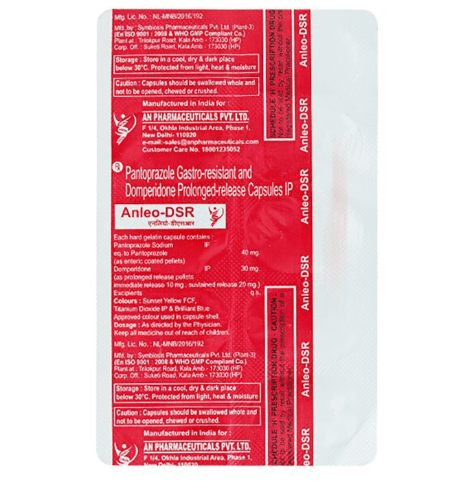 Anleo-DSR Capsule – Domperidone (30mg) by AN Pharmaceuticals Pvt Ltd — photo 1 of 3
