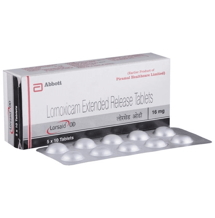 Lorsaid OD Tablet ER – Lornoxicam (16mg) by Abbott — photo 1 of 6