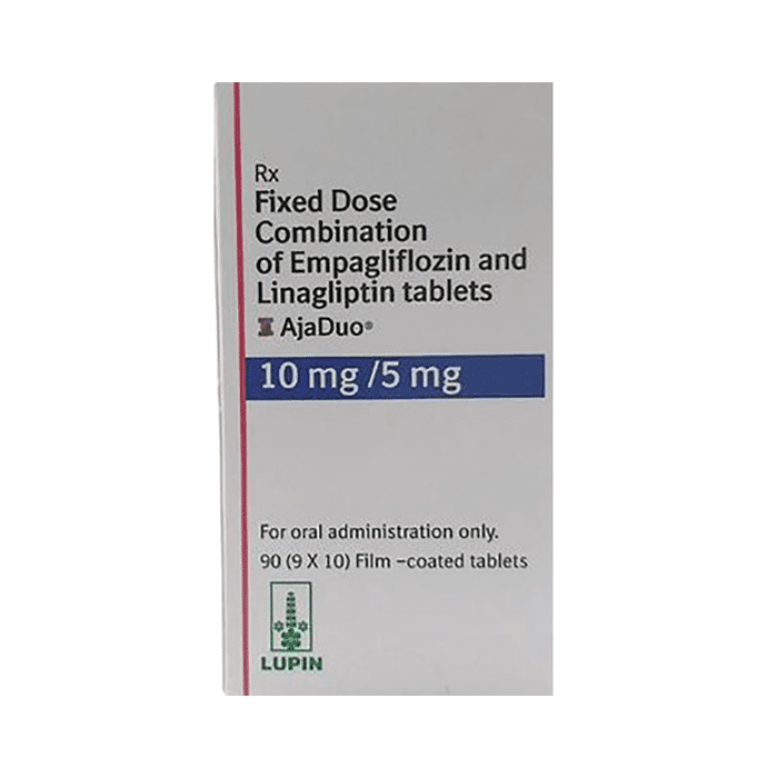 Ajaduo 10mg/5mg Tablet – 9cdc87a7-50b2-4875-9ab3-ed2411a74bcf by Lupin Ltd — photo 1 of 2
