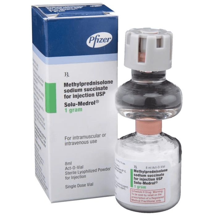 Solu-Medrol 1gm Injection – Methylprednisolone (1000mg) by Pfizer Ltd — photo 1 of 5