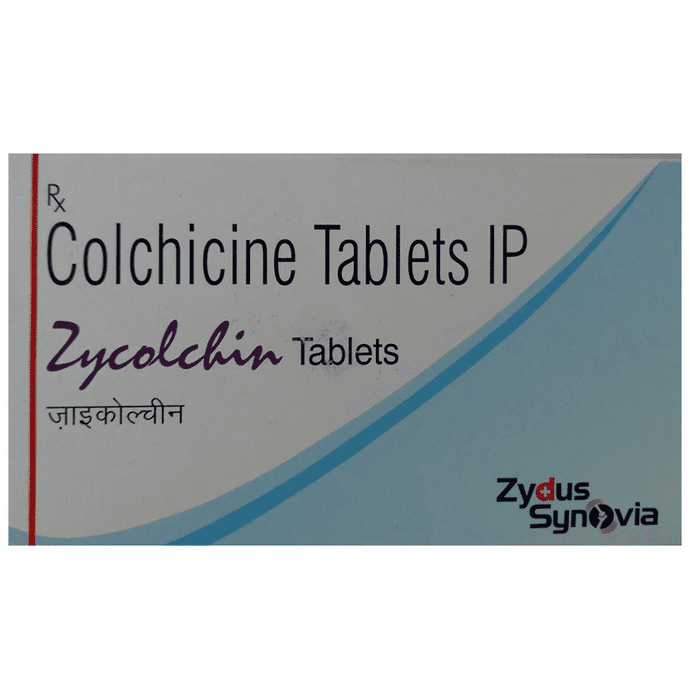 Zycolchin Tablet – Colchicine (0.5mg) by Zydus Cadila — photo 1 of 4