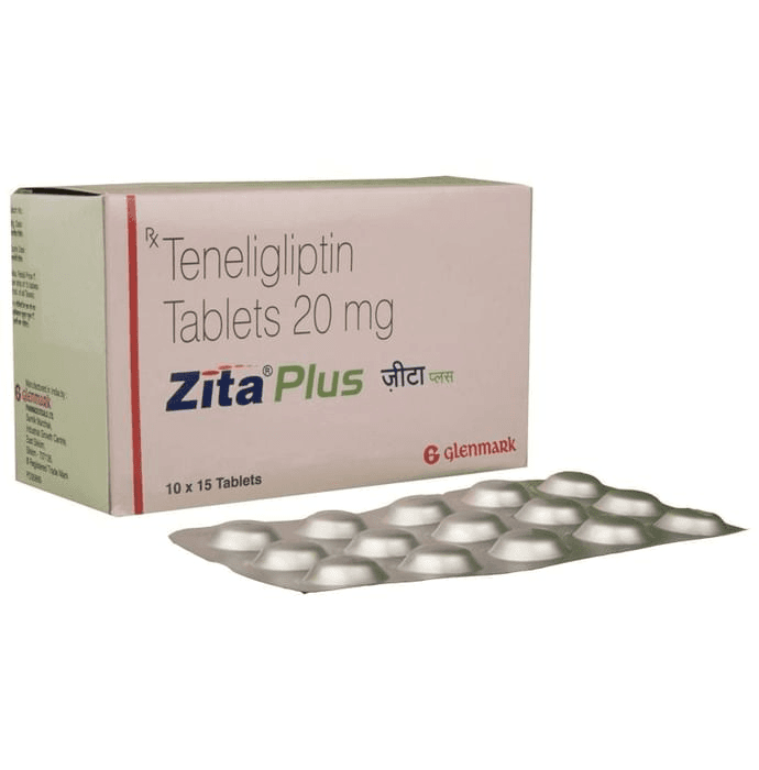 Zita Plus Tablet – Teneligliptin (20mg) by Glenmark Pharmaceuticals Ltd — photo 1 of 5