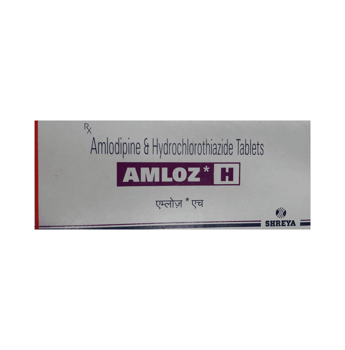 Amloz H Tablet – Amlodipine (5mg) by Shreya Life Sciences Pvt Ltd — photo 1 of 3