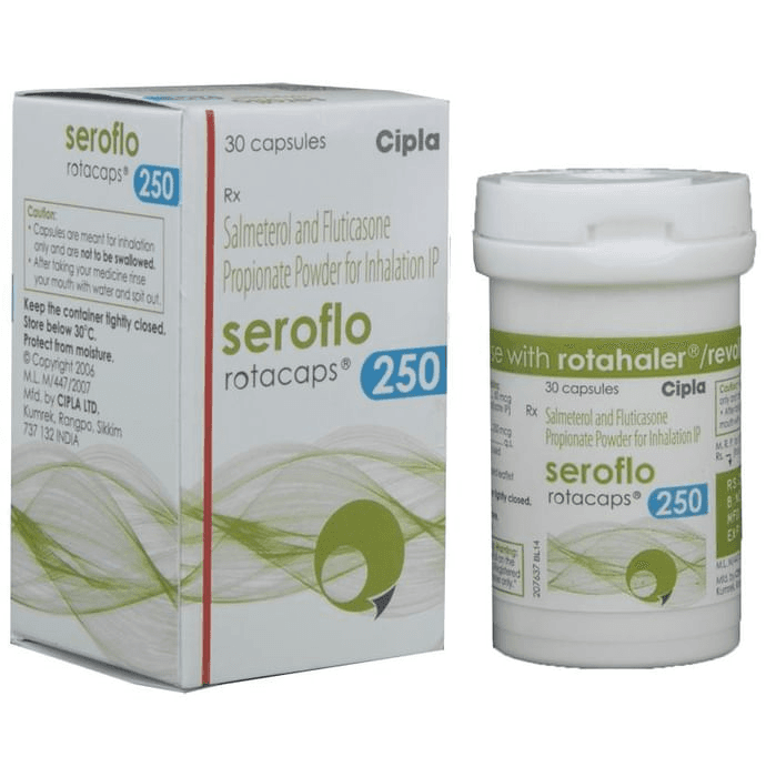 Seroflo 250 Rotacap – Salmeterol (50mcg) 250 mg by Cipla Ltd — photo 1 of 9