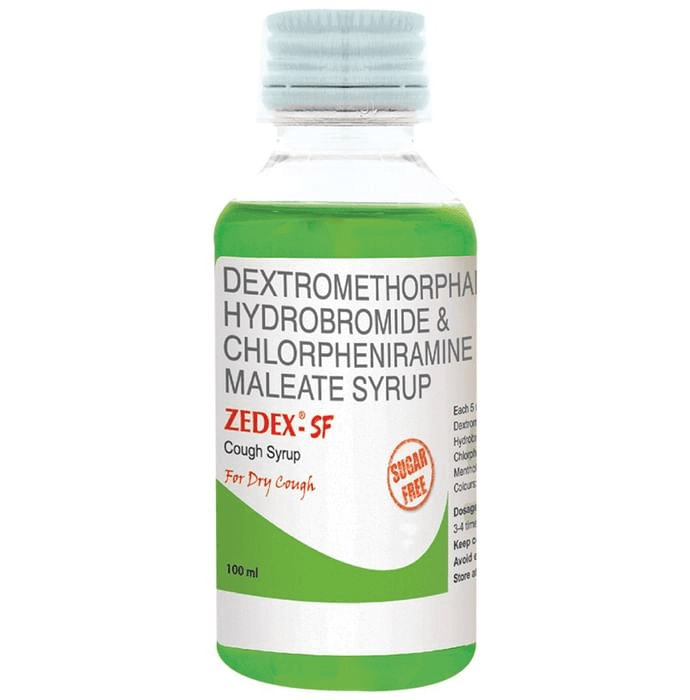 Zedex-SF Dry Cough Syrup Sugar Free – bbefc6a9-e7d0-4d3b-b932-d6be1ba697d6 by Dr Reddy's Laboratories Ltd — photo 1 of 2