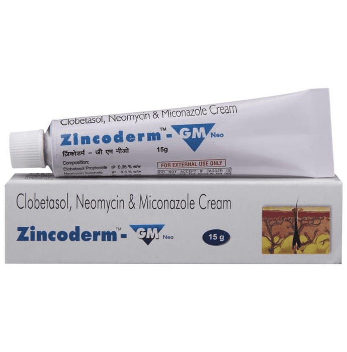 Zincoderm-GM Neo Cream – Clobetasol (0.05% w/w) by Apex Laboratories Pvt Ltd — photo 1 of 4