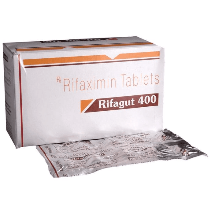 Rifagut 400 Tablet – Rifaximin (400mg) 400 mg by Sun Pharmaceutical Industries Ltd — photo 1 of 6