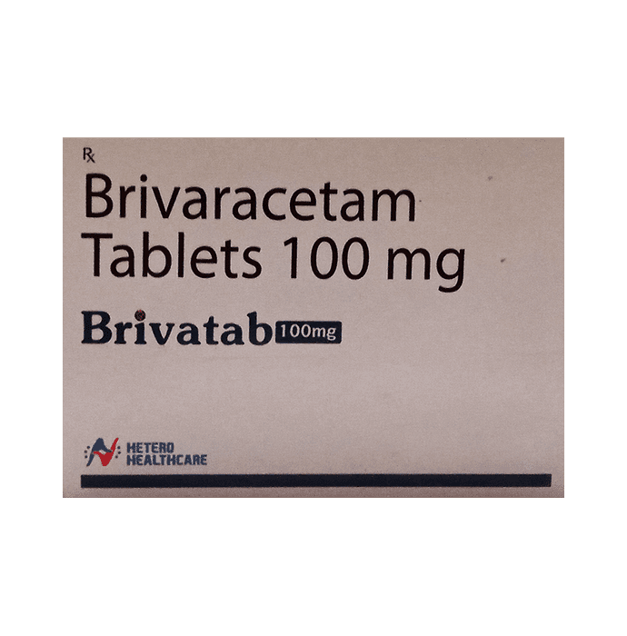 Brivatab 100mg Tablet – Brivaracetam (100mg) 100 mg by Hetero Healthcare Limited — photo 1 of 2