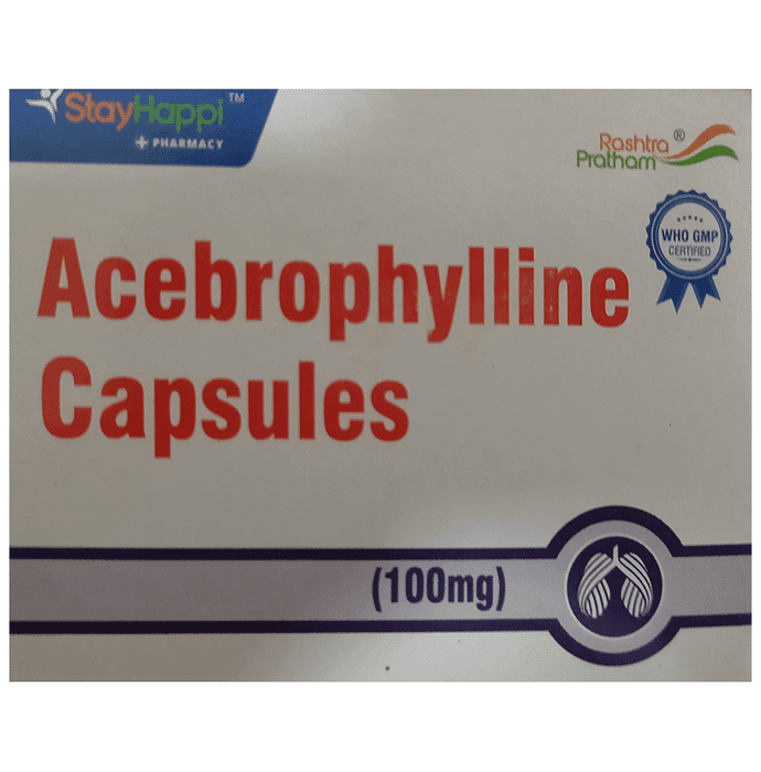 StayHappi Acebrophylline 100mg Capsule