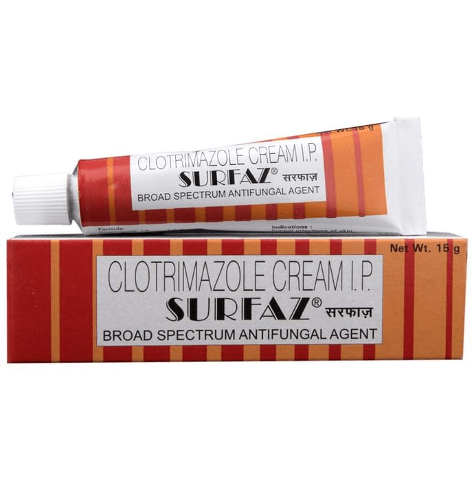 Surfaz Cream – Clotrimazole (1% w/w) by Franco-Indian Pharmaceuticals Pvt Ltd — photo 1 of 4