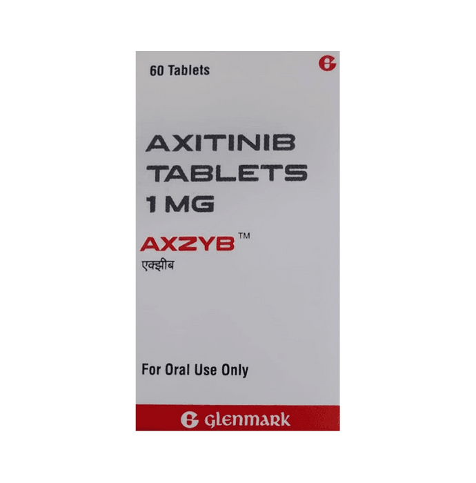 Axzyb 1mg Tablet – Axitinib (1mg) 1 mg by Glenmark Pharmaceuticals Ltd
