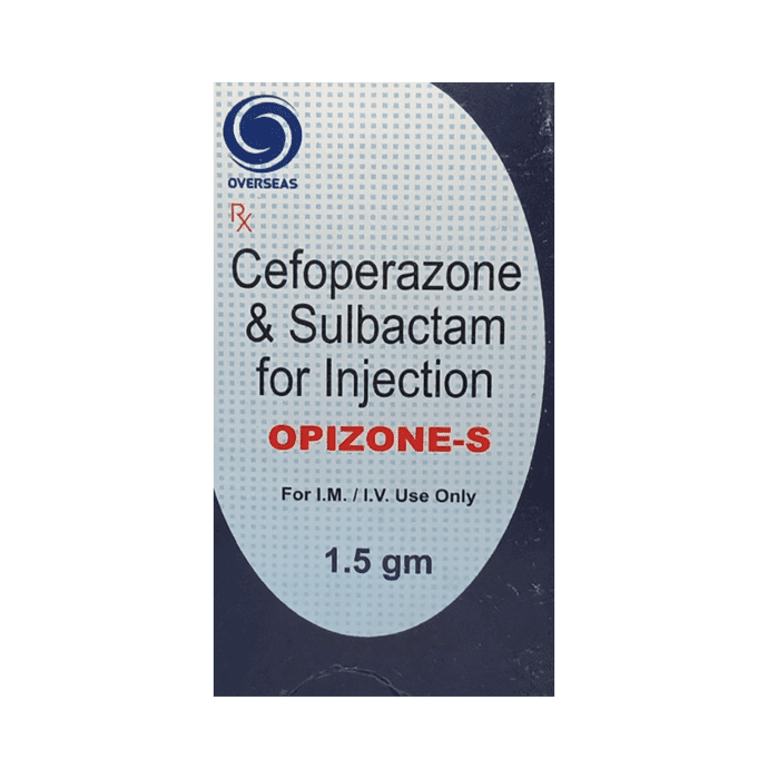 Opizone-S 1.5gm Injection – Cefoperazone (1000mg) 1 mg by Overseas Pharma Pvt Ltd — photo 1 of 4