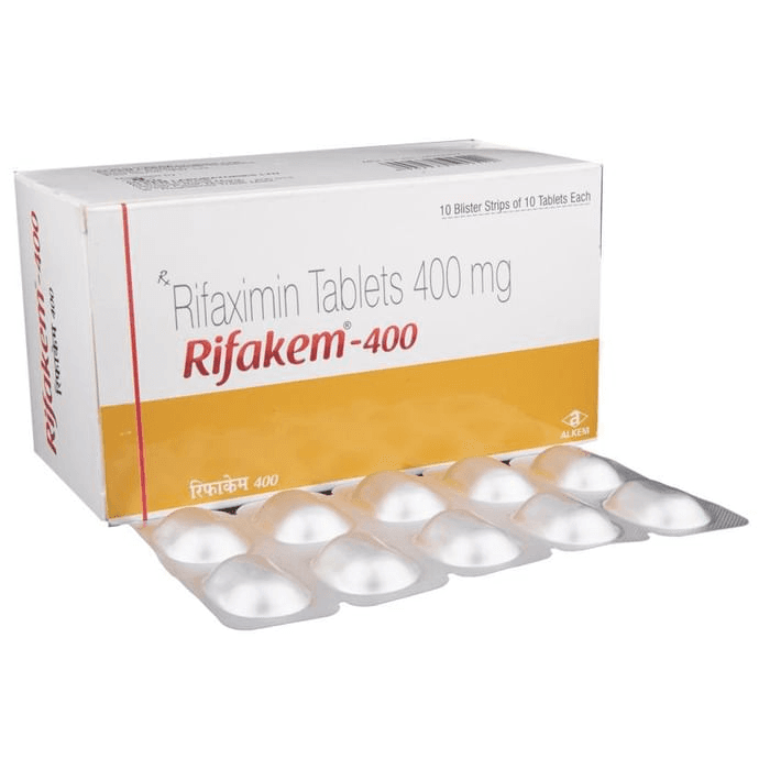 Rifakem 400 Tablet – Rifaximin (400mg) 400 mg by Alkem Laboratories Ltd — photo 1 of 6