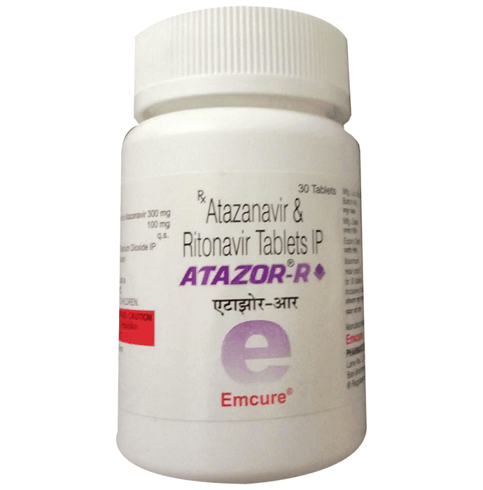 Atazor-R Tablet – Atazanavir (300mg) by Emcure Pharmaceuticals Ltd — photo 1 of 3