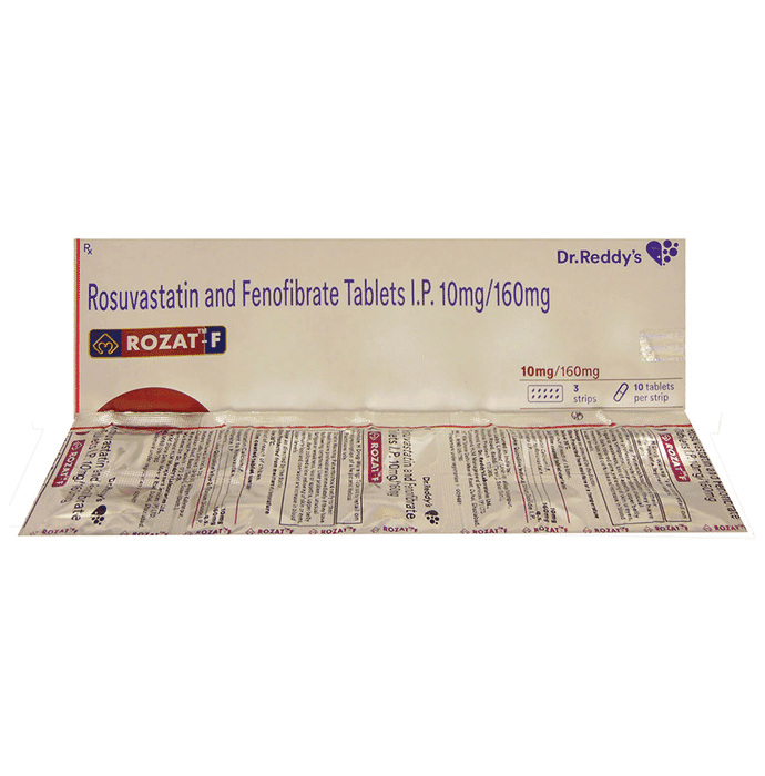 Rozat-F Tablet – Fenofibrate (160mg) by Dr Reddy's Laboratories Ltd — photo 1 of 2