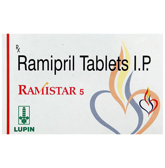 Ramistar 5 Tablet – 5a2cc06b-eee8-4524-ab32-0a908d5b9b00 by Lupin Ltd — photo 1 of 3