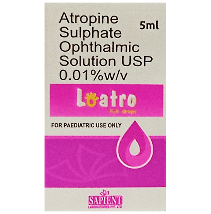 Loatro Eye Drop – Atropine (0.01% w/v) by Sapient Laboratories Pvt Ltd — photo 1 of 2