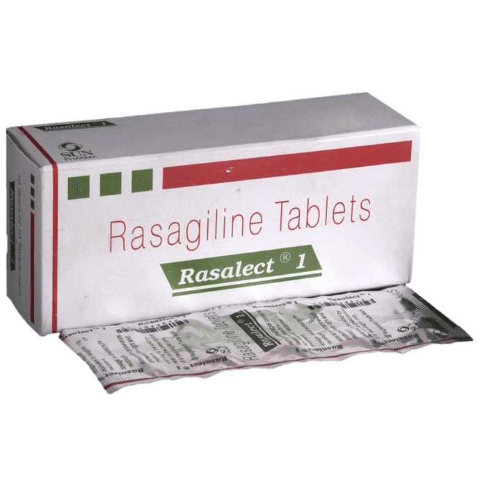 Rasalect 1 Tablet – Rasagiline (1mg) 1 mg by Sun Pharmaceutical Industries Ltd — photo 1 of 6