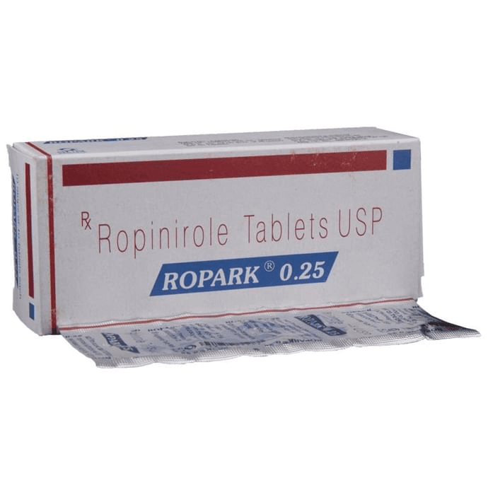 Ropark 0.25 Tablet – Ropinirole (0.25mg) 0.25 mg by Sun Pharmaceutical Industries Ltd — photo 1 of 5