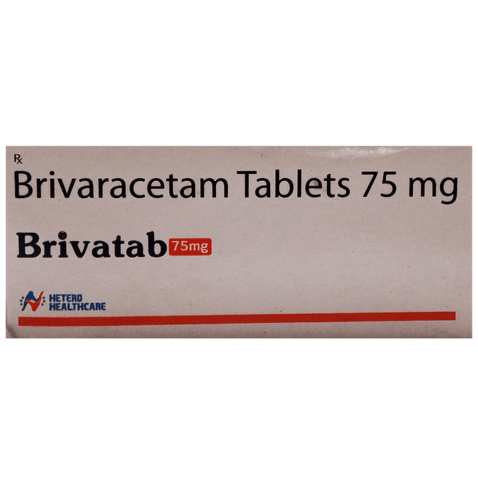 Brivatab 75 Tablet – Brivaracetam (75mg) 75 mg by Hetero Healthcare Limited