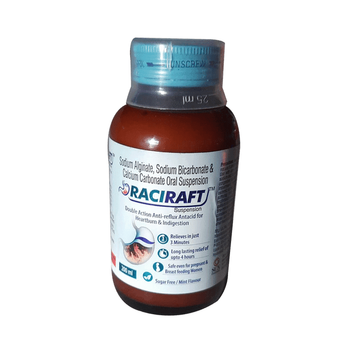 Raciraft Oral Suspension Mint Sugar Free – ead14b6a-f9e4-4764-93cb-9d1711726686 by Sun Pharmaceutical Industries Ltd — photo 1 of 3