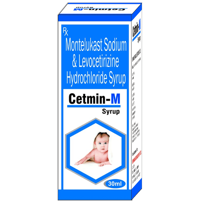 Cetmin-M Syrup – Levocetirizine (2.5mg/5ml) by Beepharma Healthcare (Opc) Pvt Ltd — photo 1 of 3