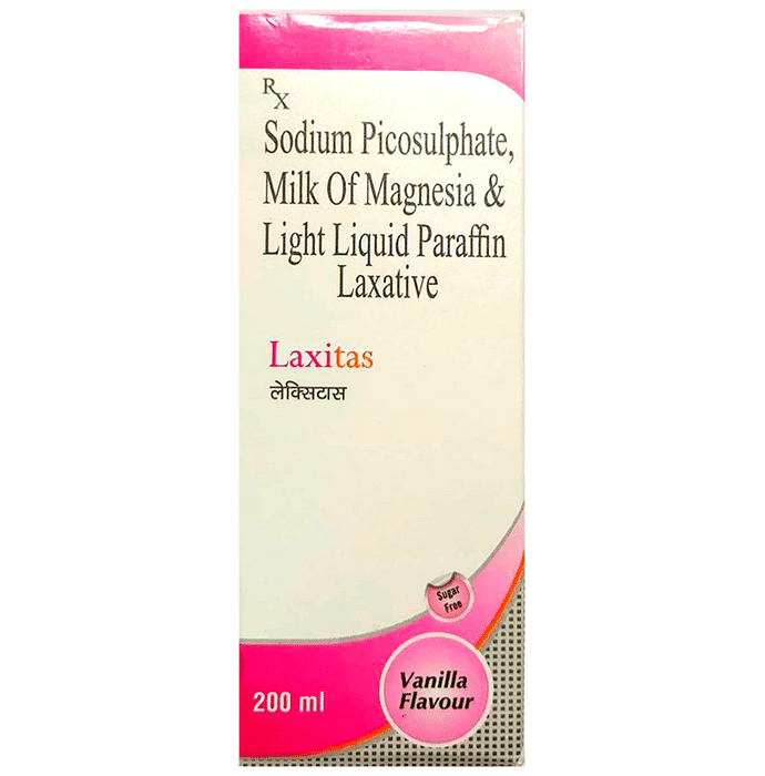 Laxitas Laxative Vanilla Sugar Free