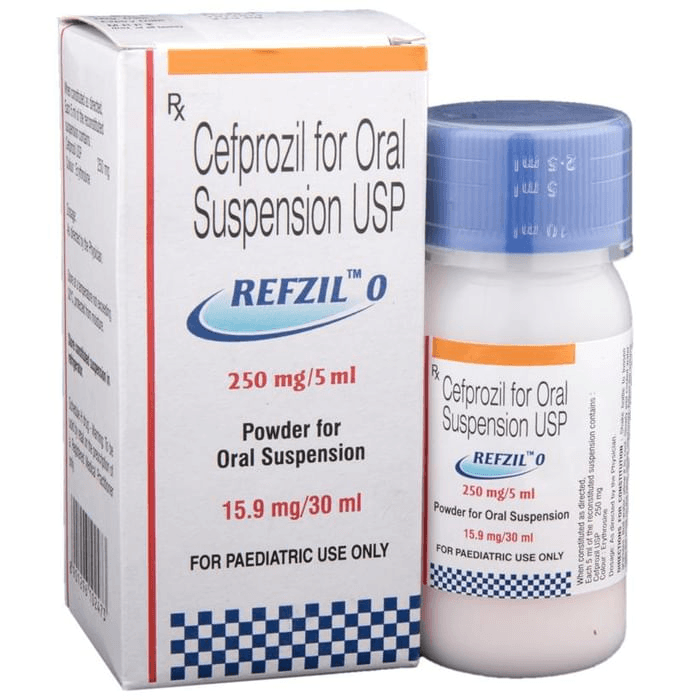 Refzil O Suspension – Cefprozil (250mg) by Sun Pharmaceutical Industries Ltd — photo 1 of 5