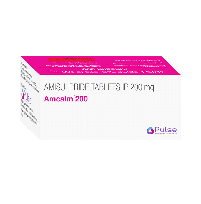 Amcalm 200 Tablet – Amisulpride (200mg) 200 mg by Pulse Pharmaceuticals