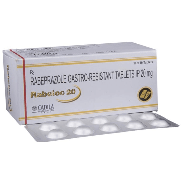 Rabeloc 20 Tablet – 8de4480f-3e4f-4019-bb21-8f762120d9f5 by Cadila Pharmaceuticals Ltd — photo 1 of 6