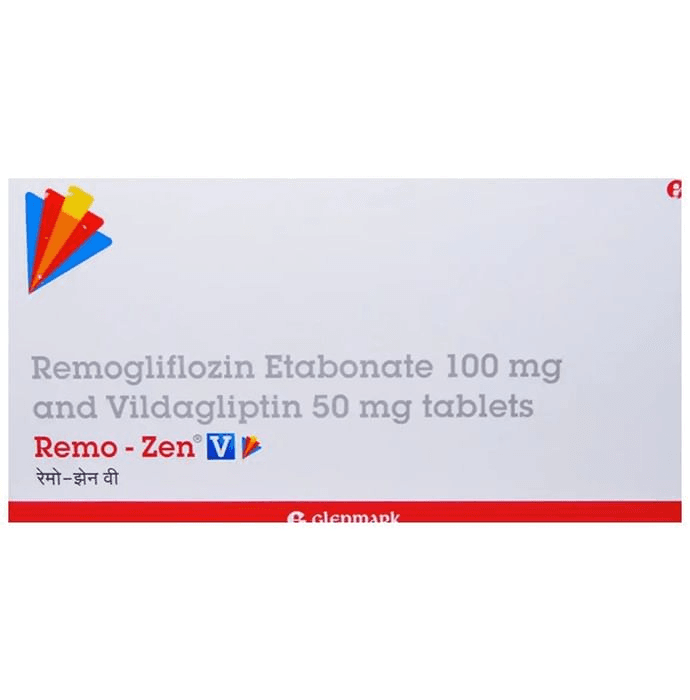 Remozen-V Tablet – Remogliflozin Etabonate (100mg) by Glenmark Pharmaceuticals Ltd — photo 1 of 2