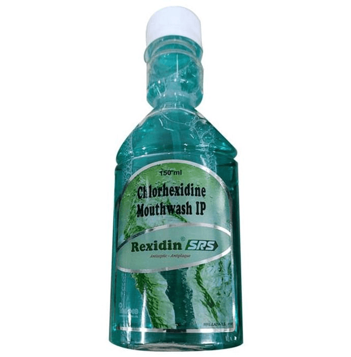 Rexidin SRS Mouth Wash – 78cf1744-4cf0-4fc0-bda0-300594c90037 by Indoco Remedies Ltd — photo 1 of 2