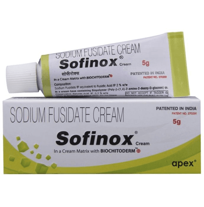 Sofinox Cream – Sodium Fusidate (2% w/w) by Apex Laboratories Pvt Ltd — photo 1 of 4