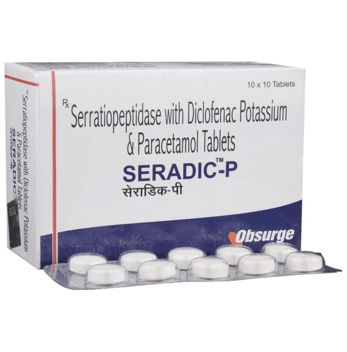 Seradic-P Tablet – Diclofenac (50mg) by Obsurge Biotech Ltd — photo 1 of 6